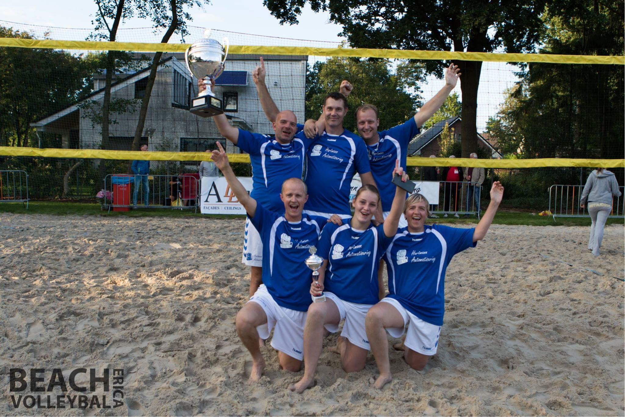 Beachvolleybal op Erica